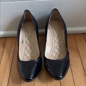 Cole Haan Black Patent Leather Heels
